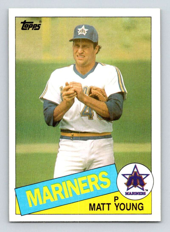 1985 Topps #485 Matt Young VG Seattle Mariners 