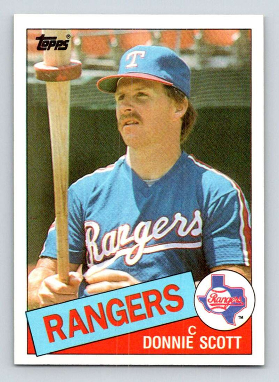 1985 Topps #496 Donnie Scott VG Texas Rangers 