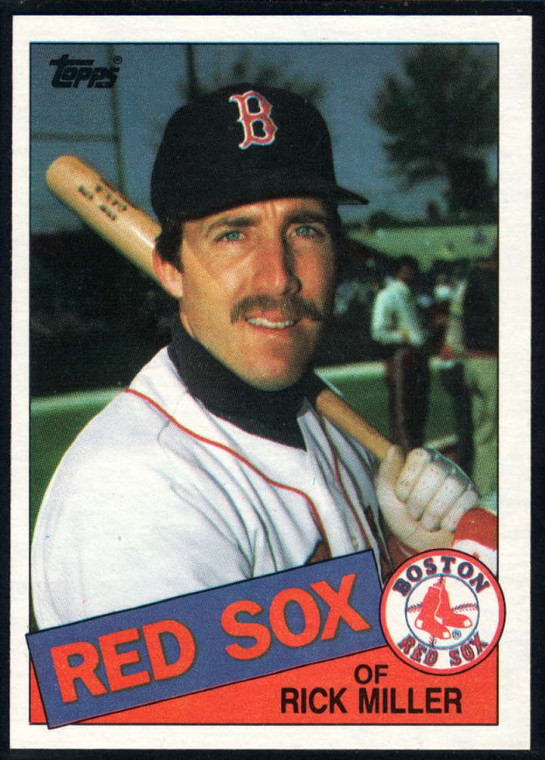 1985 Topps #502 Rick Miller VG Boston Red Sox 