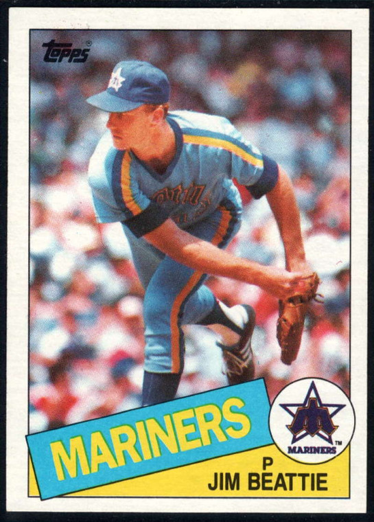 1985 Topps #505 Jim Beattie VG Seattle Mariners 