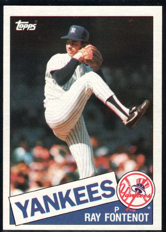 1985 Topps #507 Ray Fontenot VG New York Yankees 