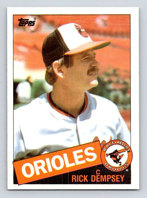 1985 Topps #521 Rick Dempsey VG Baltimore Orioles 