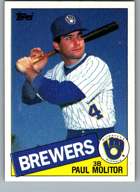 1985 Topps #522 Paul Molitor VG Milwaukee Brewers 
