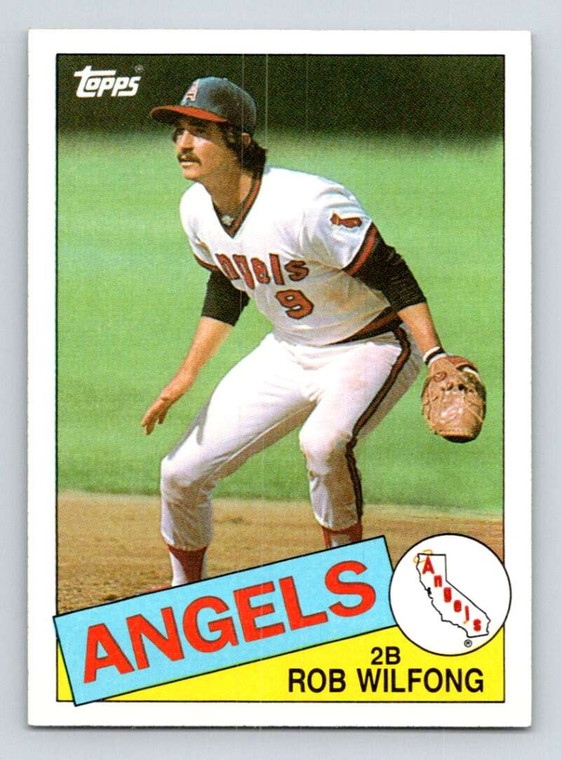 1985 Topps #524 Rob Wilfong VG California Angels 