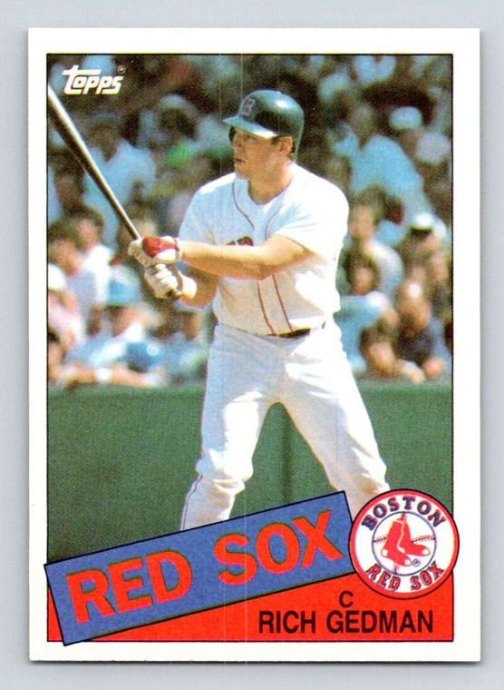 1985 Topps #529 Rich Gedman VG Boston Red Sox 
