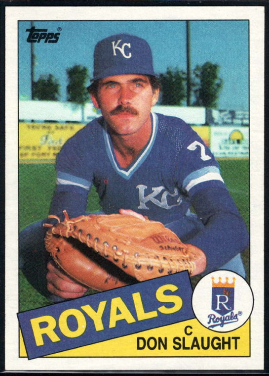 1985 Topps #542 Don Slaught VG Kansas City Royals 