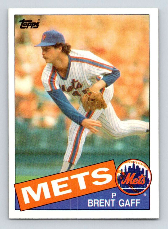 1985 Topps #546 Brent Gaff VG New York Mets 
