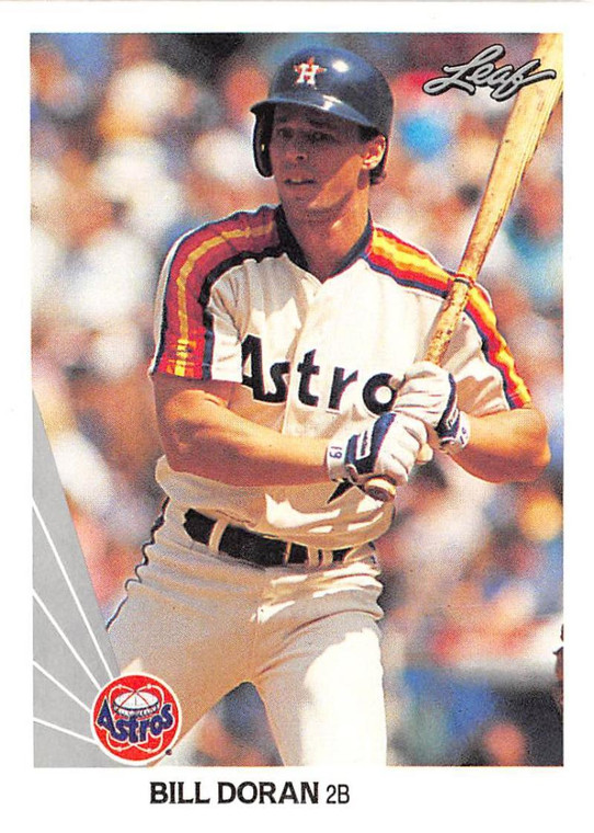 1990 Leaf #161 Bill Doran VG Houston Astros 