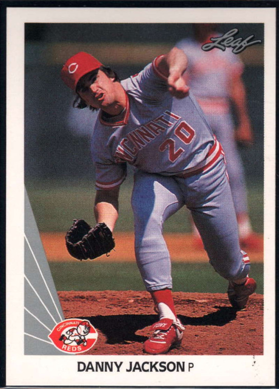 1990 Leaf #279 Danny Jackson VG Cincinnati Reds 