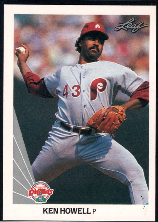 1990 Leaf #316 Ken Howell VG Philadelphia Phillies 
