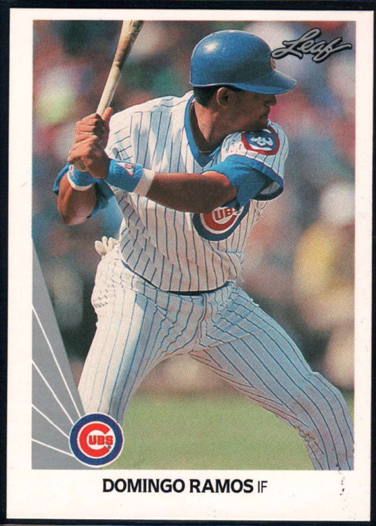 SOLD 26750 1990 Leaf #440 Domingo Ramos VG Chicago Cubs 