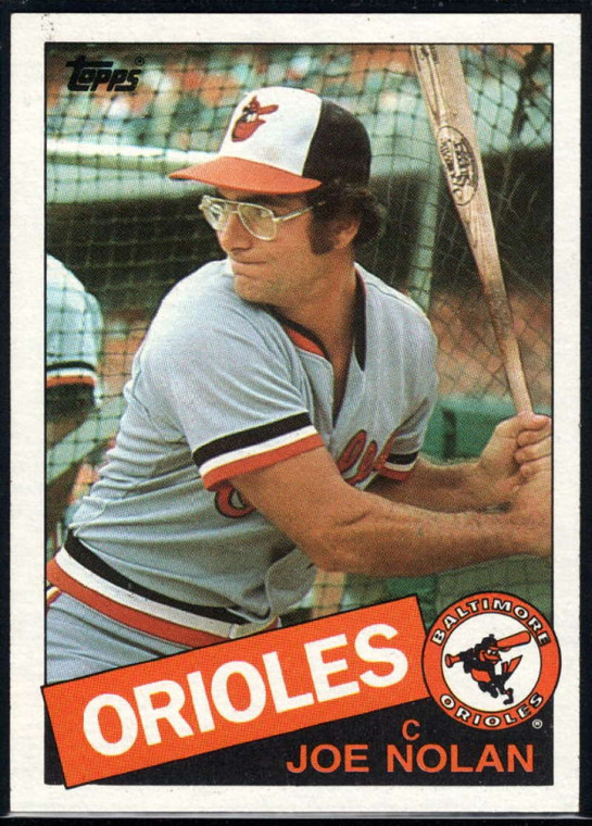 1985 Topps #652 Joe Nolan VG Baltimore Orioles 
