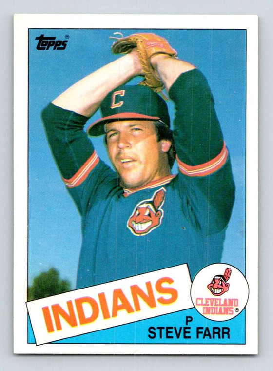 1985 Topps #664 Steve Farr VG RC Rookie Cleveland Indians 