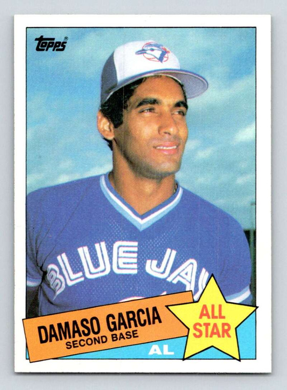 1985 Topps #702 Damaso Garcia AS VG Toronto Blue Jays 