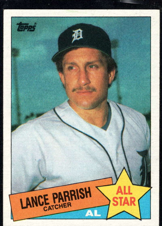 1985 Topps #708 Lance Parrish AS VG Detroit Tigers 