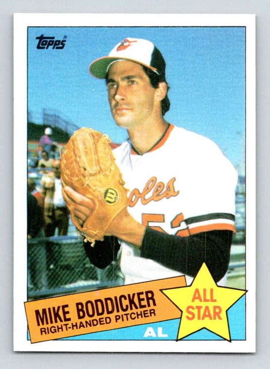 1985 Topps #709 Mike Boddicker AS VG Baltimore Orioles 