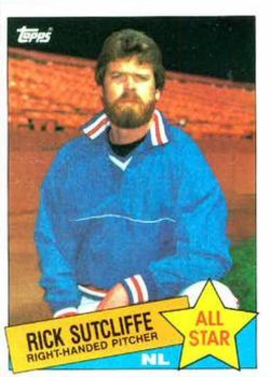 1985 Topps #720 Rick Sutcliffe AS VG Chicago Cubs 