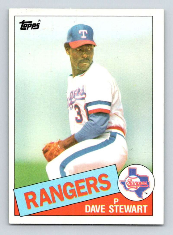 1985 Topps #723 Dave Stewart VG Texas Rangers 