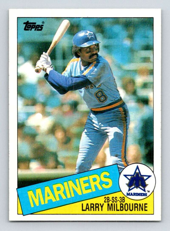 1985 Topps #754 Larry Milbourne VG Seattle Mariners 