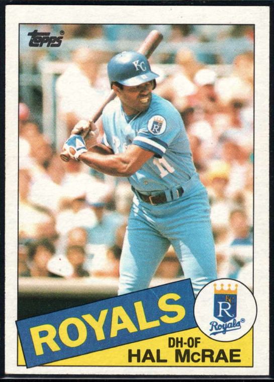 1985 Topps #773 Hal McRae VG Kansas City Royals 