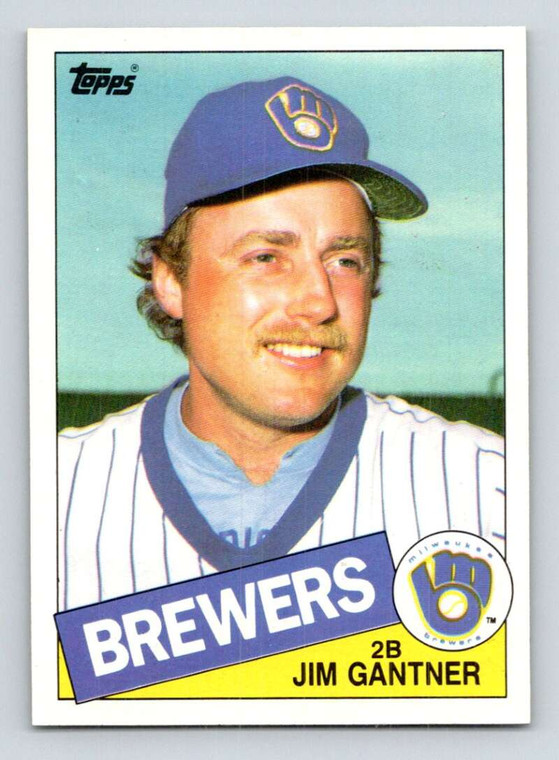 1985 Topps #781 Jim Gantner VG Milwaukee Brewers 