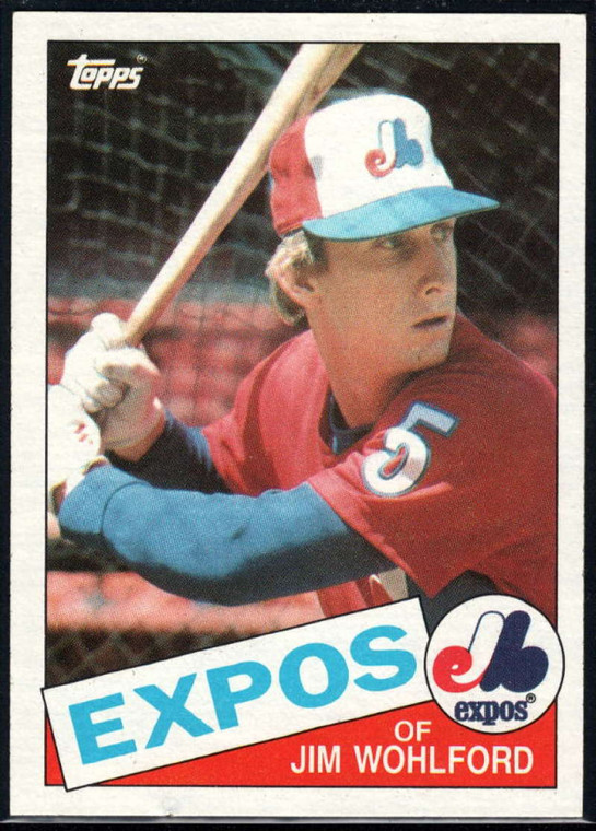 1985 Topps #787 Jim Wohlford VG Montreal Expos 