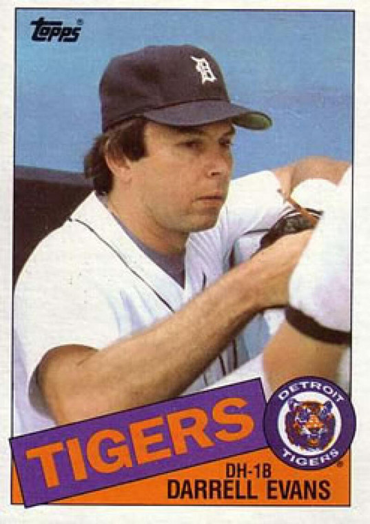 1985 Topps #792 Darrell Evans VG Detroit Tigers 