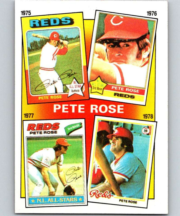 1986 Topps #5 Pete Rose Rose Special: '75-'78 VG Cincinnati Reds 