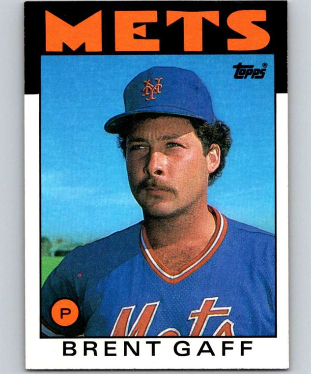 1986 Topps #18 Brent Gaff VG New York Mets 