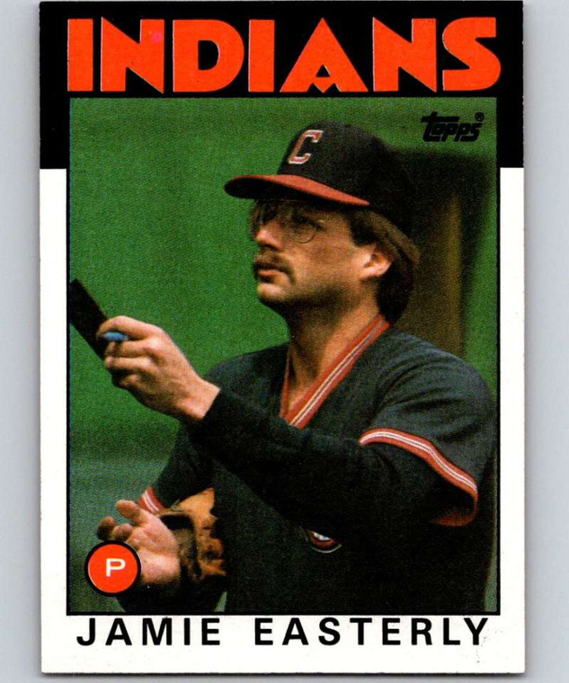 1986 Topps #31 Jamie Easterly VG Cleveland Indians 