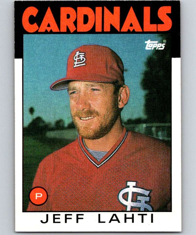 1986 Topps #33 Jeff Lahti VG St. Louis Cardinals 