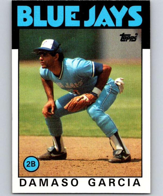 1986 Topps #45 Damaso Garcia VG Toronto Blue Jays 