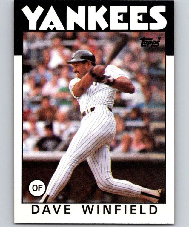 1986 Topps #70 Dave Winfield VG New York Yankees 