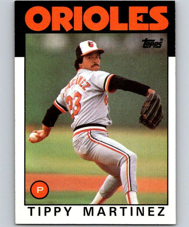 1986 Topps #82 Tippy Martinez VG Baltimore Orioles 