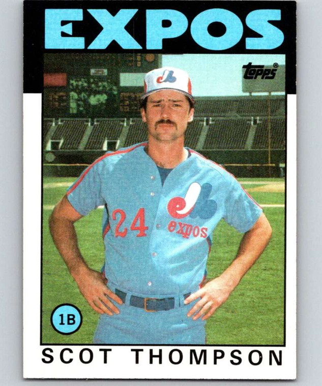 1986 Topps #93 Scot Thompson VG Montreal Expos 