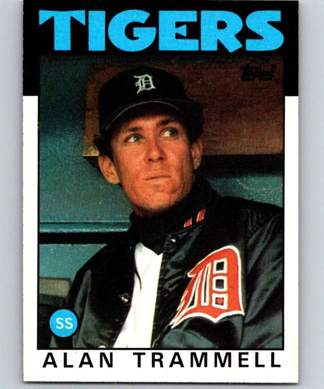 1986 Topps #130 Alan Trammell VG Detroit Tigers 