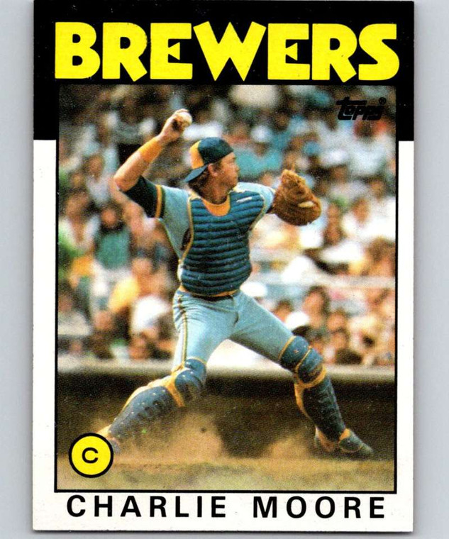 1986 Topps #137 Charlie Moore VG Milwaukee Brewers 