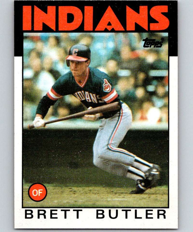 1986 Topps #149 Brett Butler VG Cleveland Indians 