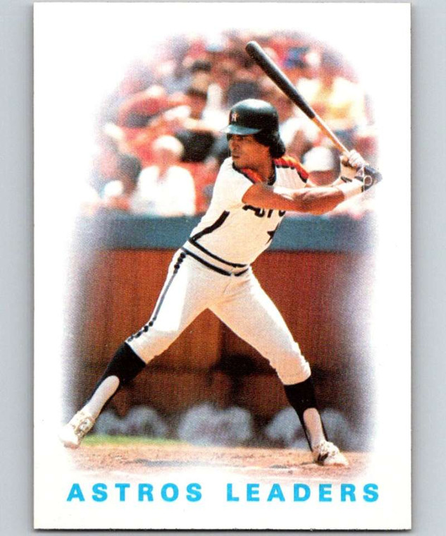 1986 Topps #186 Jose Cruz Astros Leaders VG Houston Astros 