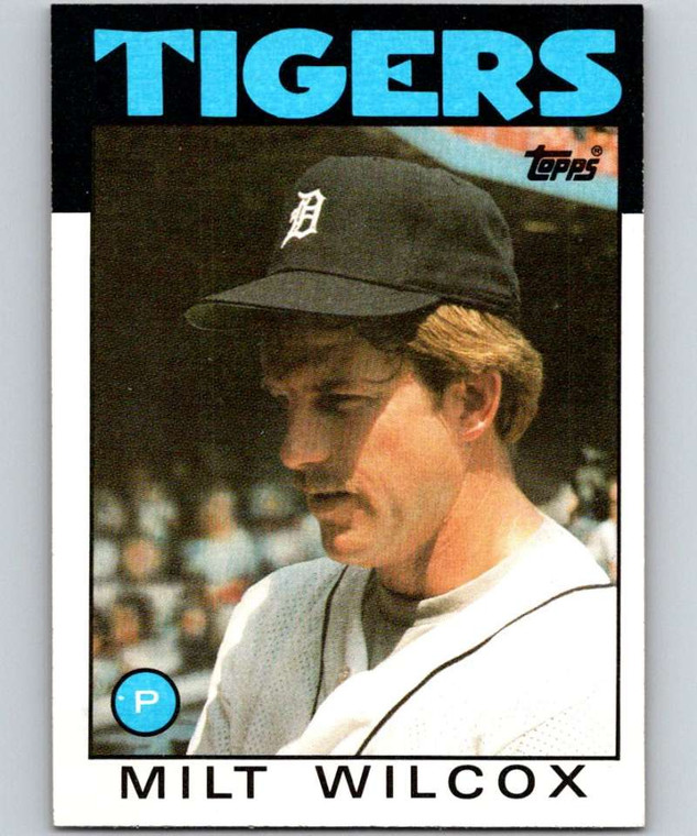 1986 Topps #192 Milt Wilcox VG Detroit Tigers 