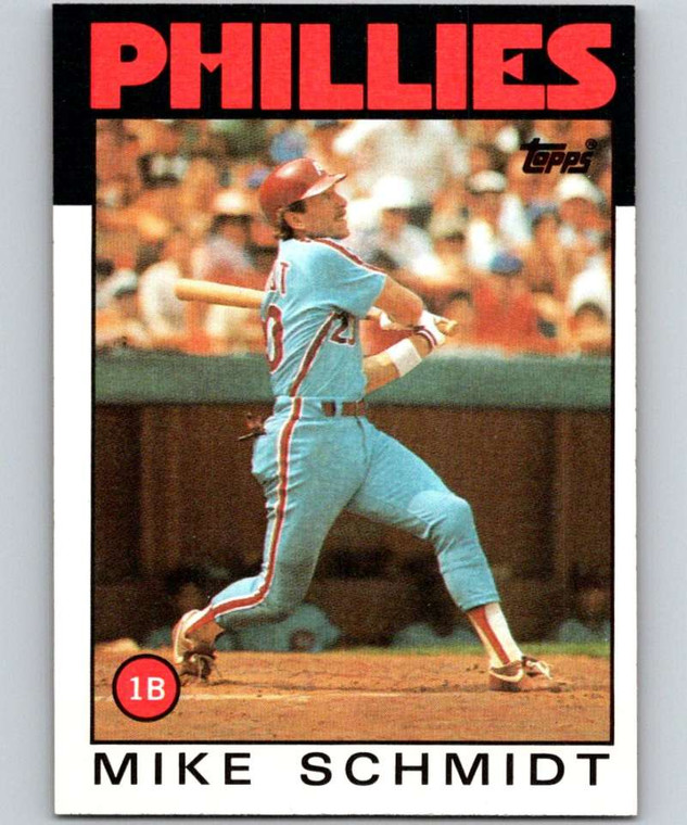 1986 Topps #200 Mike Schmidt VG Philadelphia Phillies 