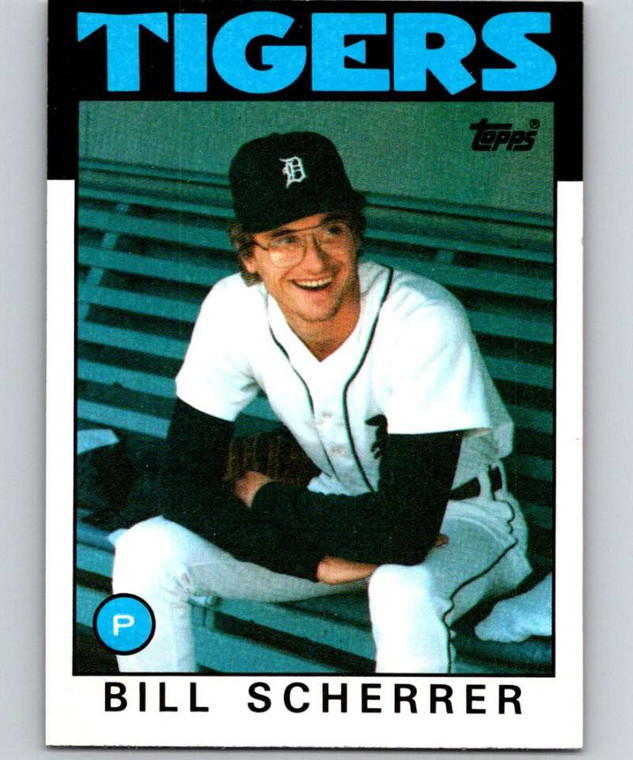 1986 Topps #217 Bill Scherrer VG Detroit Tigers 