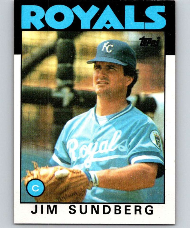1986 Topps #245 Jim Sundberg VG Kansas City Royals 