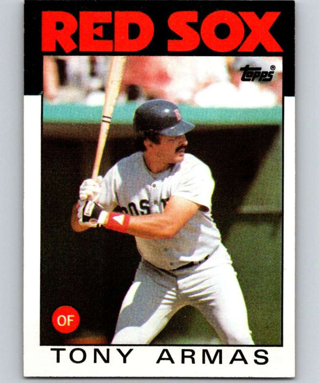 1986 Topps #255 Tony Armas VG Boston Red Sox 