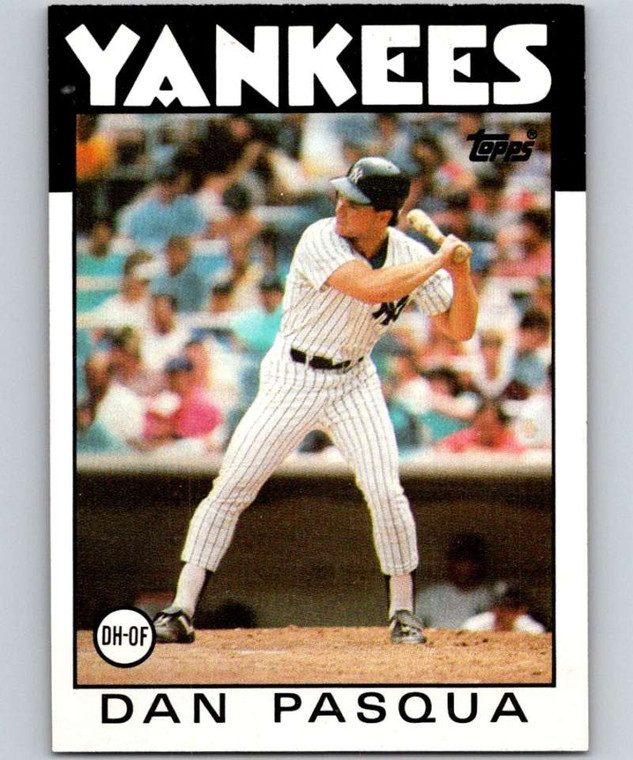 1986 Topps #259 Dan Pasqua VG New York Yankees 