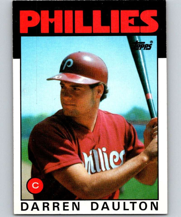 1986 Topps #264 Darren Daulton VG RC Rookie Philadelphia Phillies 