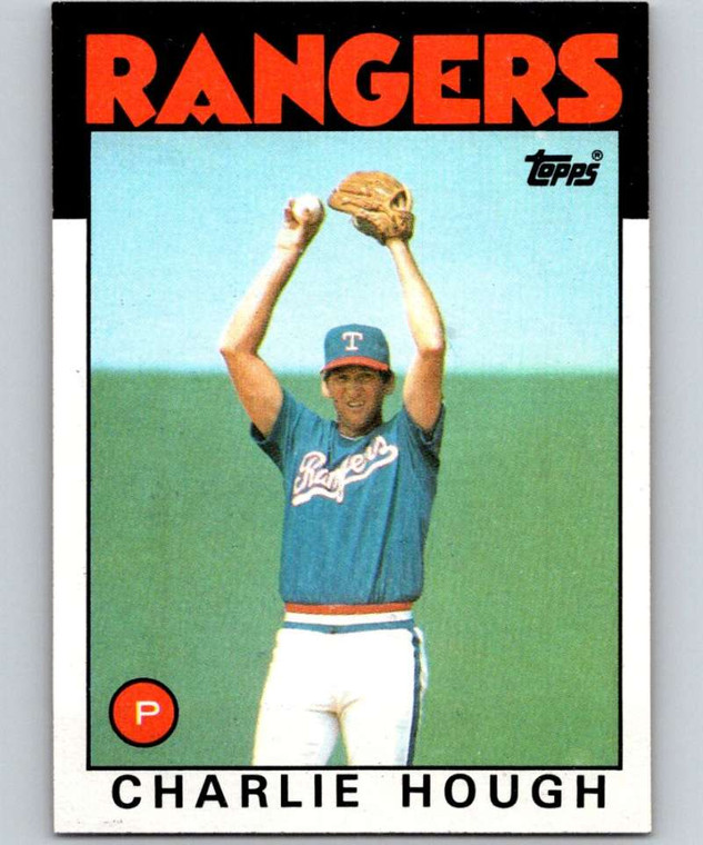 1986 Topps #275 Charlie Hough VG Texas Rangers 