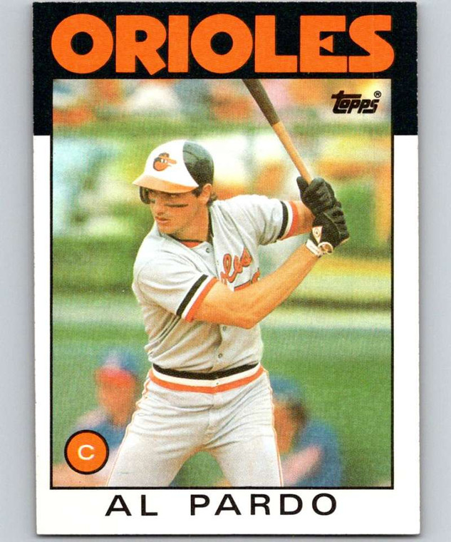 1986 Topps #279 Al Pardo VG RC Rookie Baltimore Orioles 