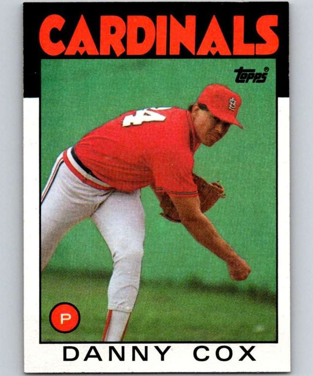 1986 Topps #294 Danny Cox VG St. Louis Cardinals 
