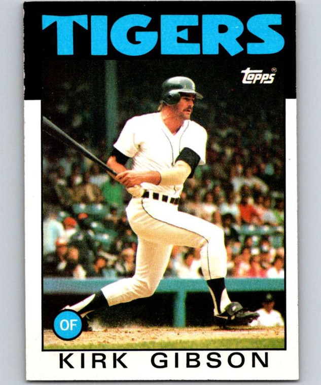 1986 Topps #295 Kirk Gibson VG Detroit Tigers 